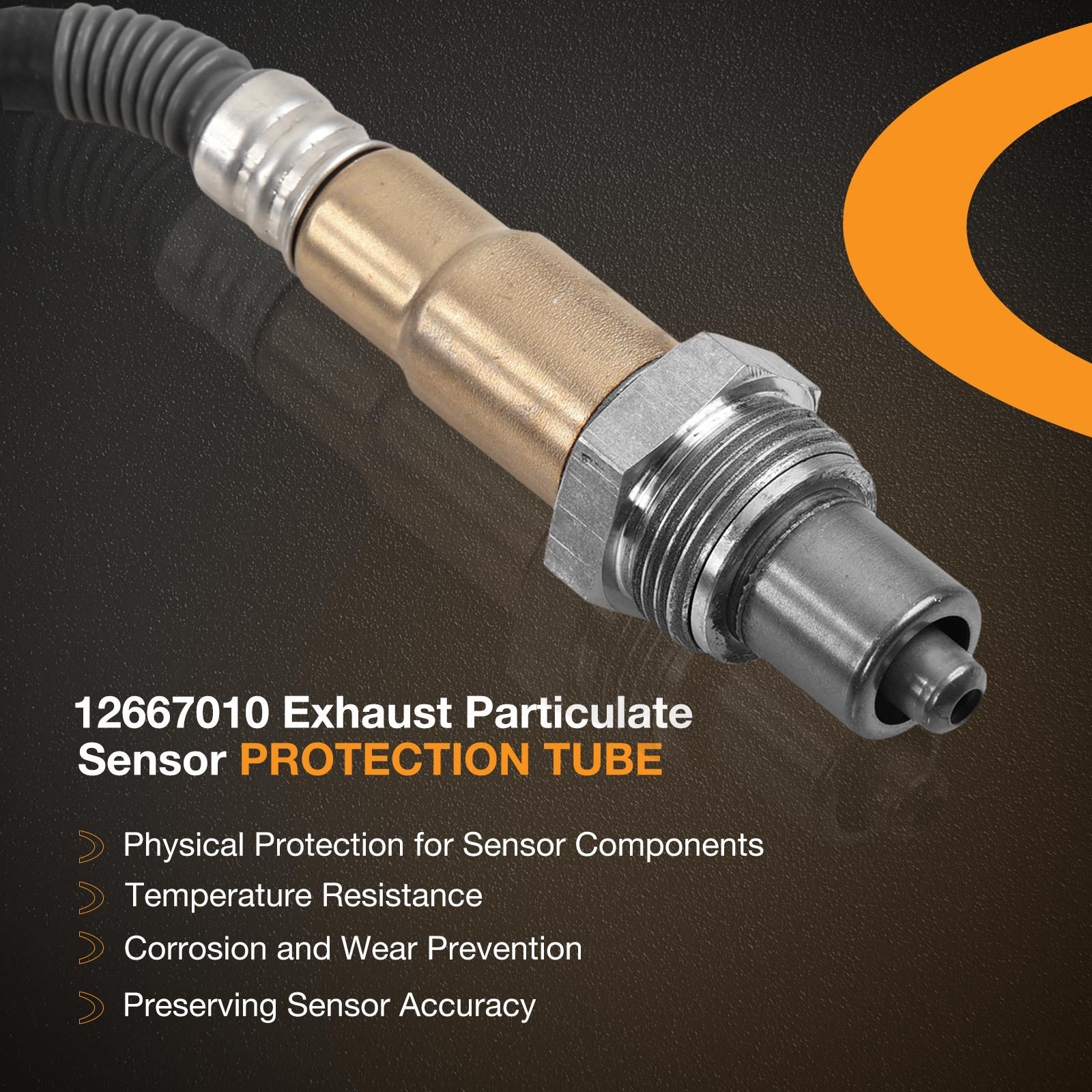 12667010 Exhaust Particulate Sensor for 2016 Chevy Express 2500 GMC Sierra 3500