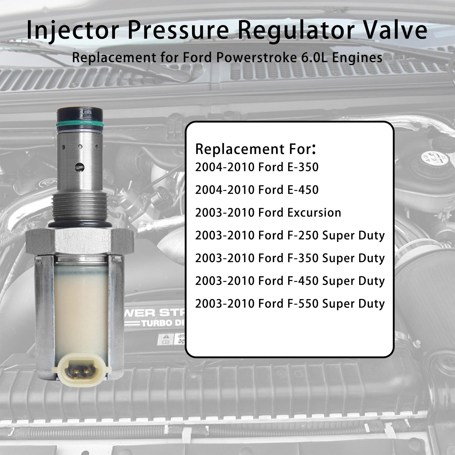 6.0 IPR Valve ICP Control Sensor Pigtail for 2003 2010 F250 F350 F450 F550
