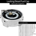 0337017002 Diesel Fuel Cap for Freightliner 96 18 Cascadia Columbia 2 Pack
