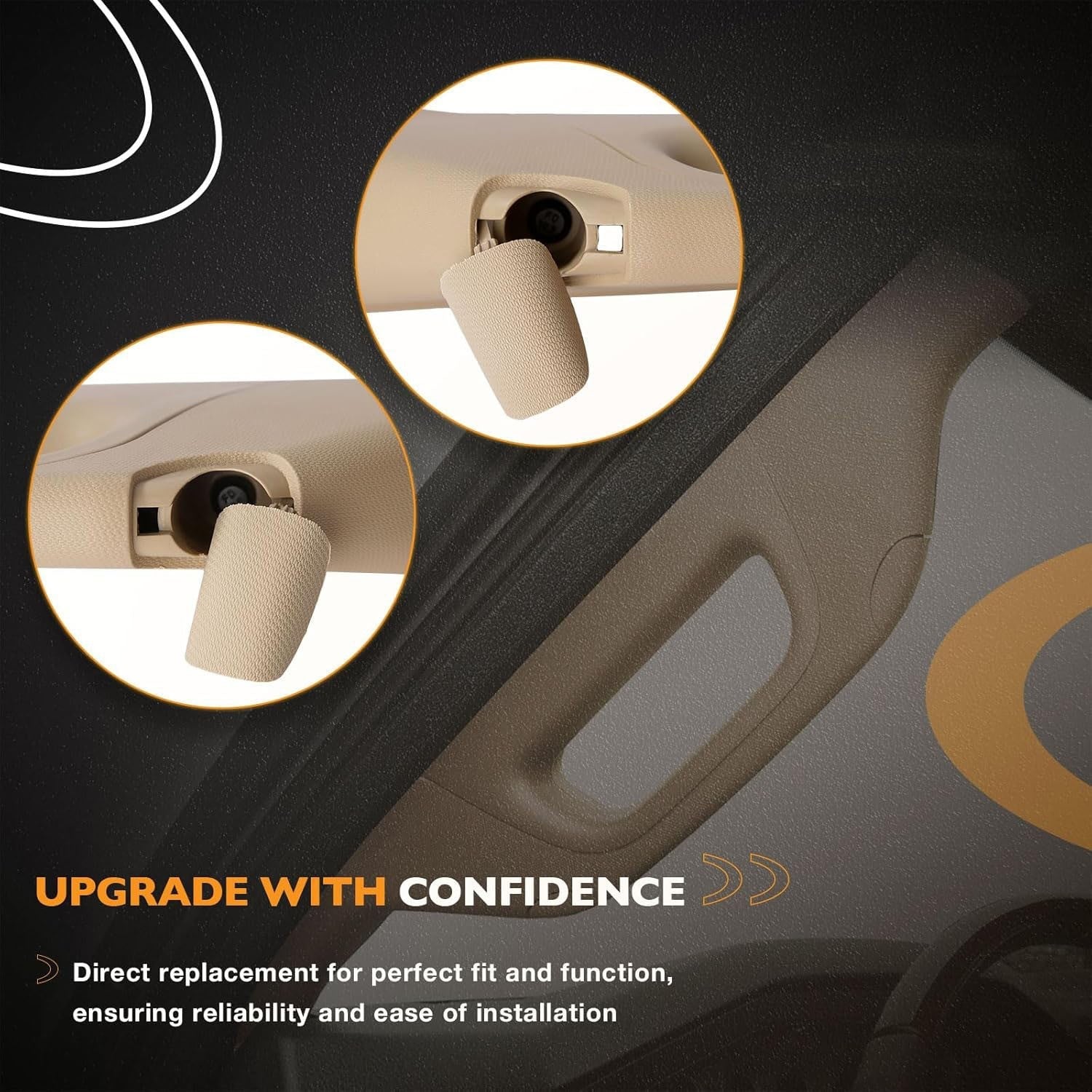 BC3Z2503599AA A Pillar Grab Handle for Ford F250 F350 F450 F550 2011 2016 Beige