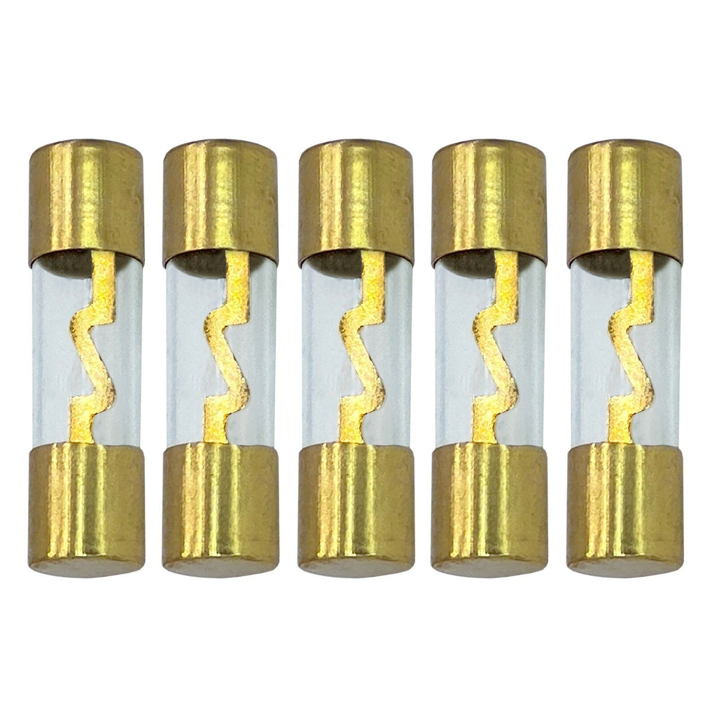 AGU Fuse 80A Gold Glass Inline for Car Auto Audio Stereo Amplifier