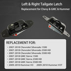 Tailgate Latch Assembly for GMC Sierra Chevy Silverado 1500 2500 Hummer 07-18 2X