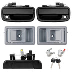 Exterior Interior Tailgate Door Handle Lock Cylinder Key for Toyota Tacoma 95-00