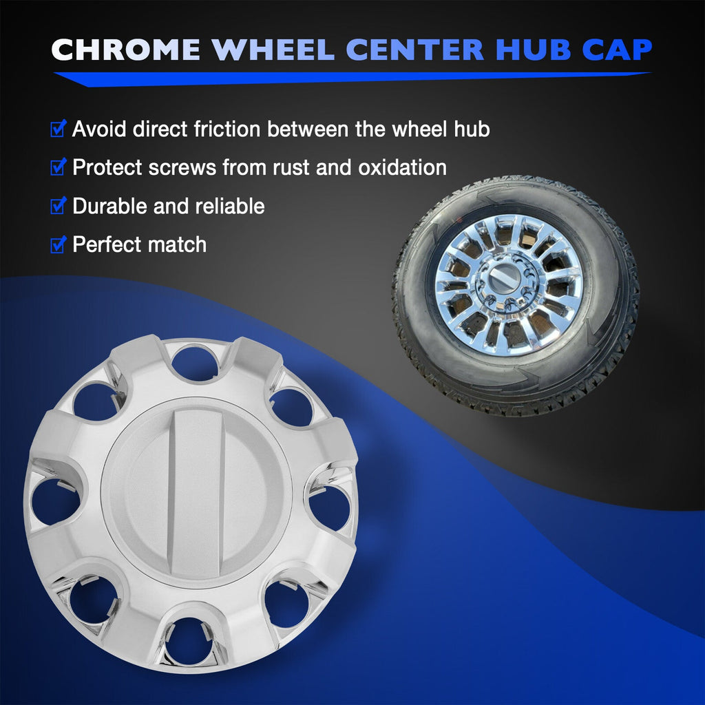 HC3Z1130E Front Rear Wheel Center Hub Cap Chrome for Ford F250 Super Duty 17 24