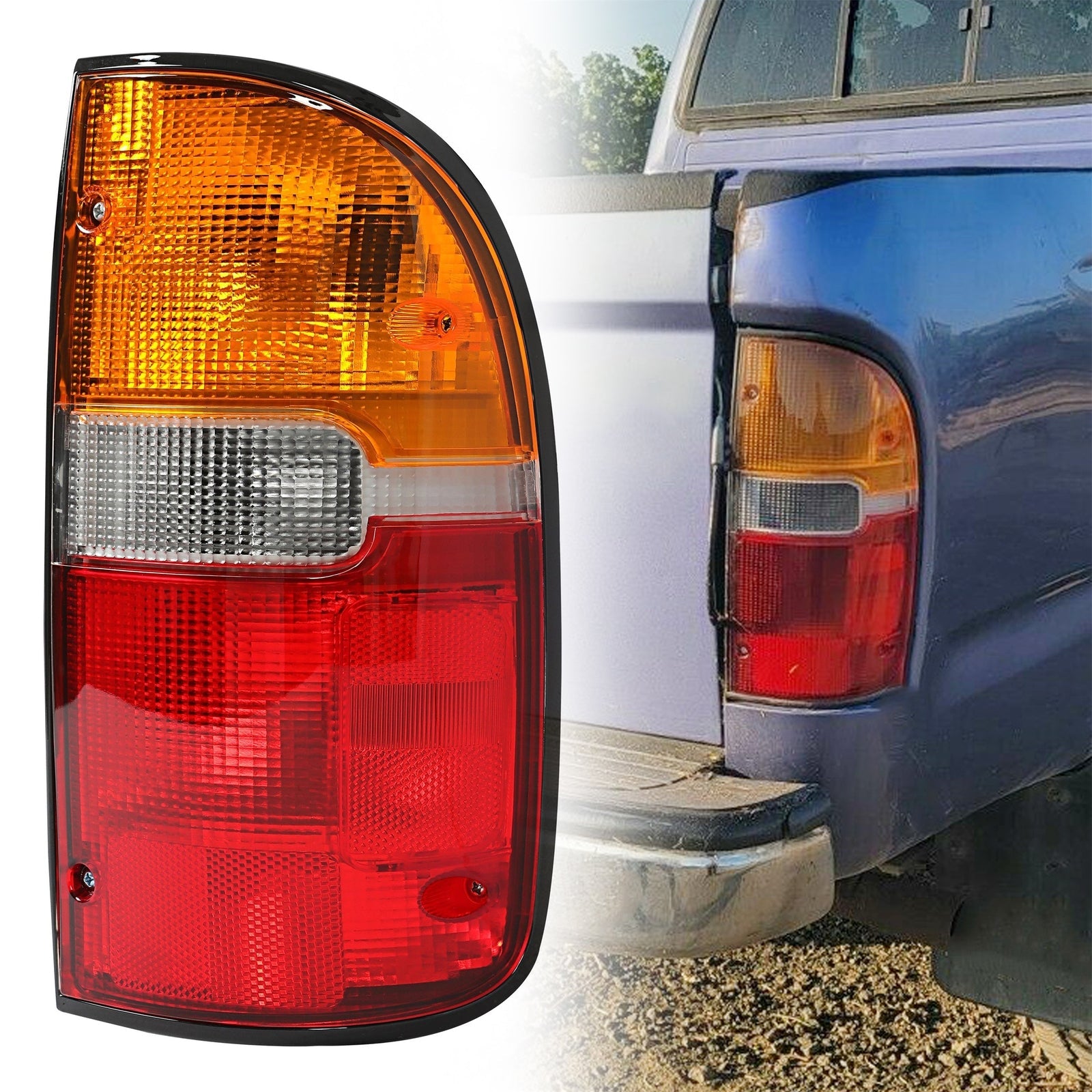Passenger Side Tail Light Lamp With Bulb For Toyota Tacoma 1995 2000 Right DOT SAE
