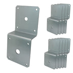 Galvanized Deck Joist Tie Plate Z Bracket for 2x4 Cross Joist and 4x4 Post 10 Pack