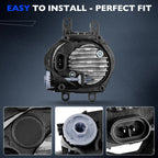 Bumper Fog Lights w/ Switch Wiring Lamp for 2014 2015 2016 Toyota Corolla S Pair