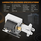 2005M1 Laminated Pull Solenoid Continuous Duty For All WoodMaster Wood Boilers