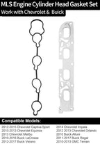 Head Gasket Set for Chevy Equinox Malibu GMC Terrain Buick Lacrosse 2010-2017