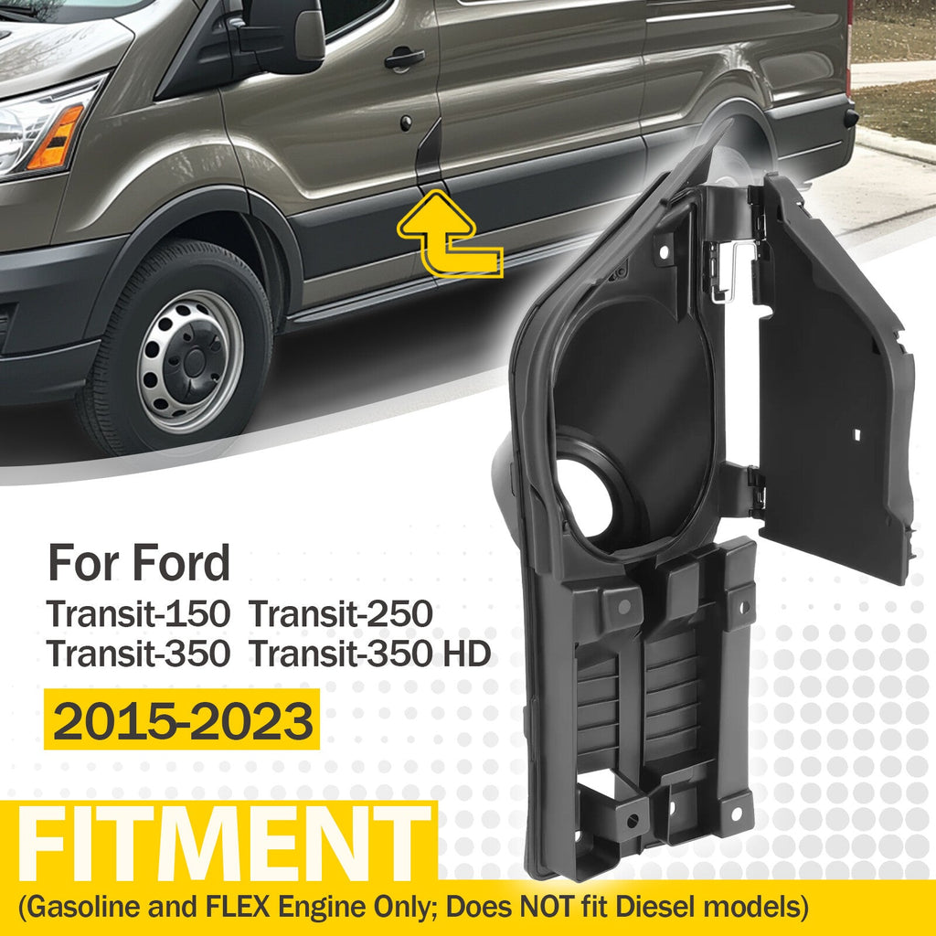 Fuel Filler Door Housing Pocket Hinge for 2015-2023 Ford Transit Van 150 250 350