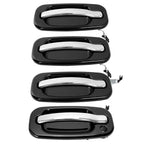 Set Of 4 Outer Exterior Door Handles for 1999-2006 Chevy Silverado GMC Cadillac