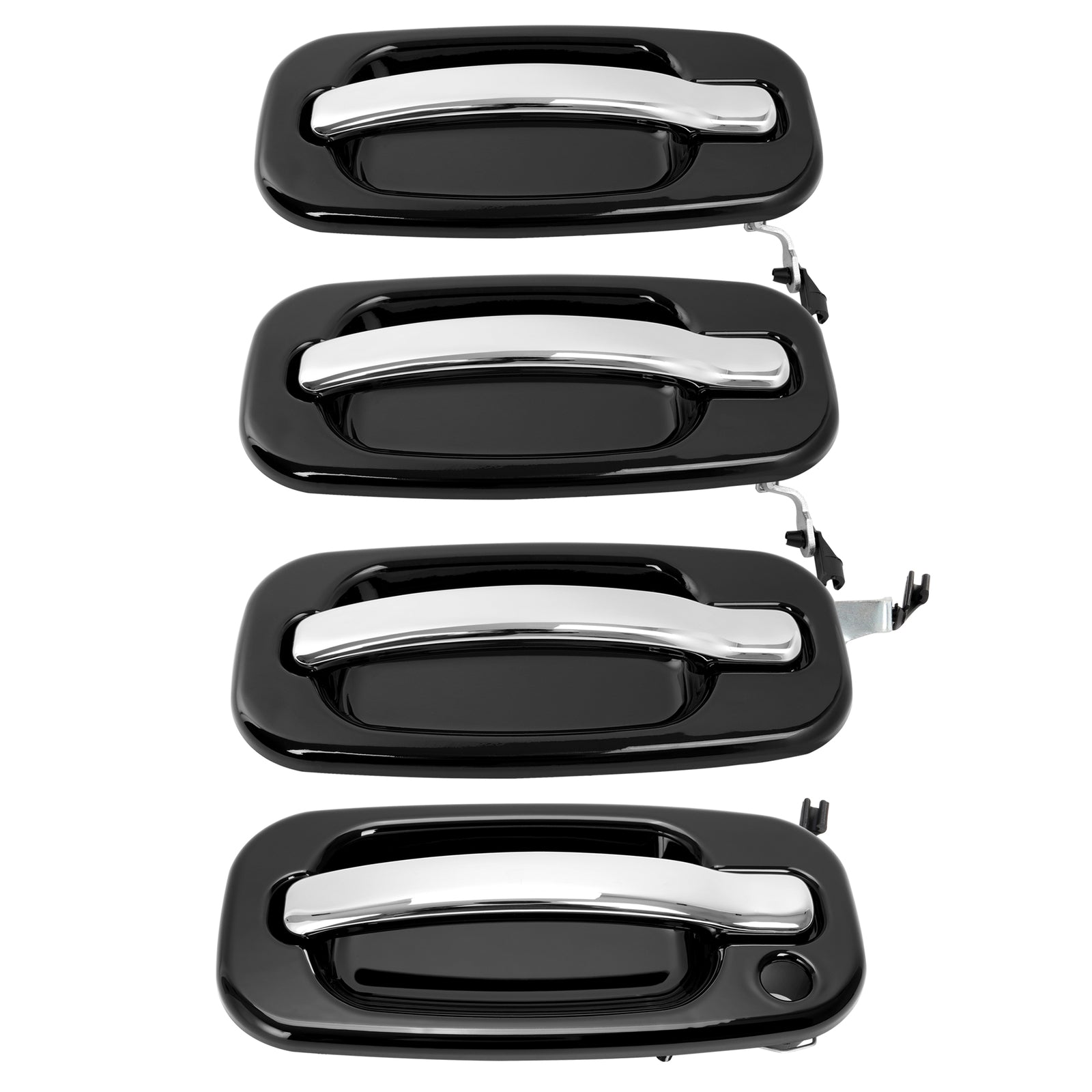 Set Of 4 Outer Exterior Door Handles for 1999-2006 Chevy Silverado GMC Cadillac