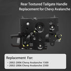 19209650 Tailgate Latch Handle Rear Liftgate for Chevy Avalanche 1500 2500 02 06