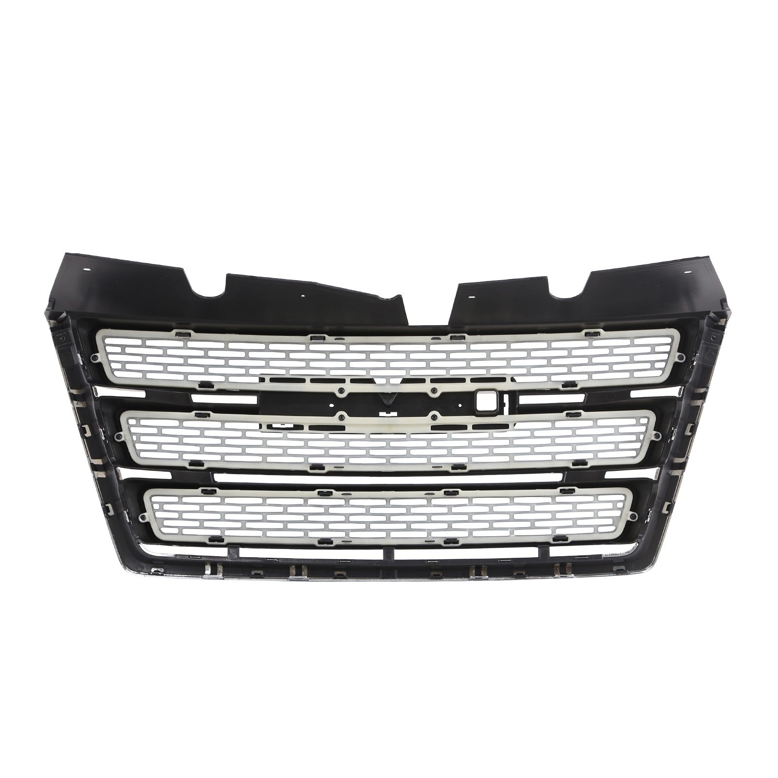 Front Bumper Grille Black w/Chrome Trim For 2010-2015 GMC Terrain SLT GM1200630
