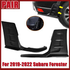 Pair STI Style For 2019 2020 2021 2022 Subaru Forester rear bumper corner lip
