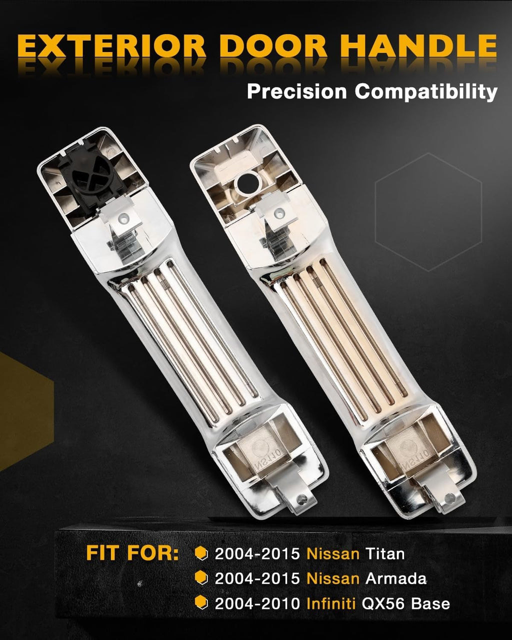 Exterior Door Handle Front Left Right For Nissan Infiniti 2004 To 2015 Titan