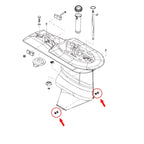 1079953Q04 Drain Screw Kit For Mercury Marine MerCruiser Gear Case 182244