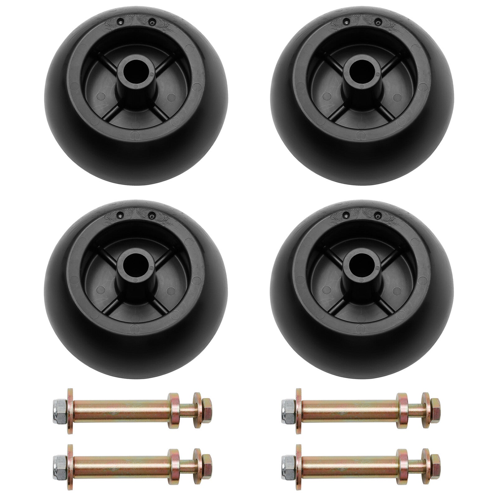 Mower Deck Anti Scalp Wheel Kit for Exmark 103 3168 116 9981 Kubota 4 Piece