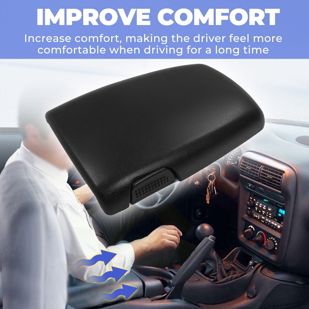 Console Door Lid Armrest 10421355 Ebony Black For Camaro Firebird 1997 2002