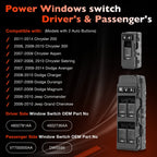 4602781AA Power Window Door Switch for Jeep Chrysler 200 300 Dodge 06-14