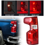 Tail Light Lamp W/Bulb for Chevy Silverado 1500 2019+ Non-LED Driver Left Side