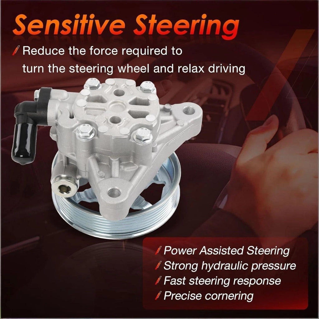 21 5495 Power Steering Pump with Pulley for 2008 2012 Honda Accord 2.4