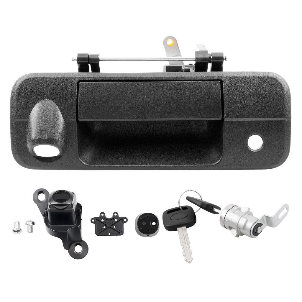 Tailgate Handle Latch Camera Hole Lock Cylinder Key for Toyota Tundra 07 13