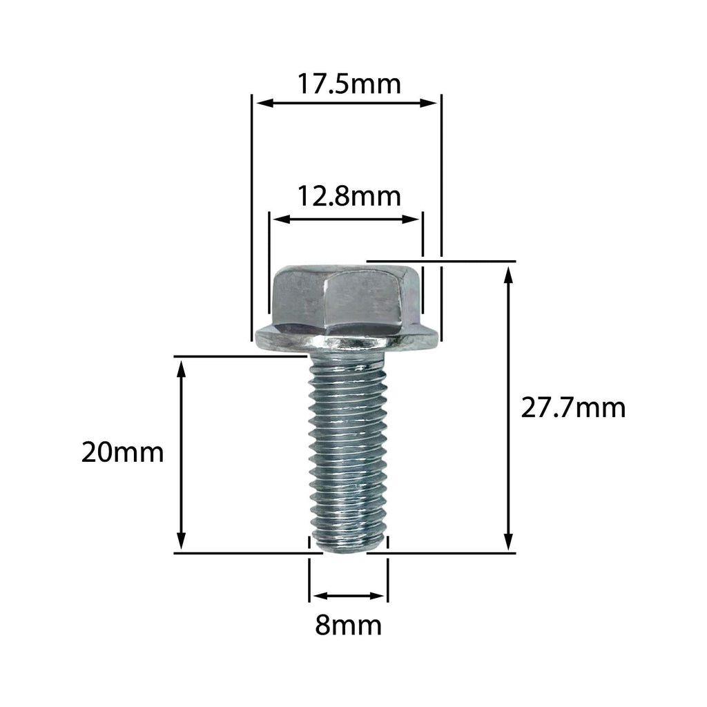 14 Metric Differential Cover Bolts M8 1 25x20mm for Chevrolet GMC 10 14 Bolt