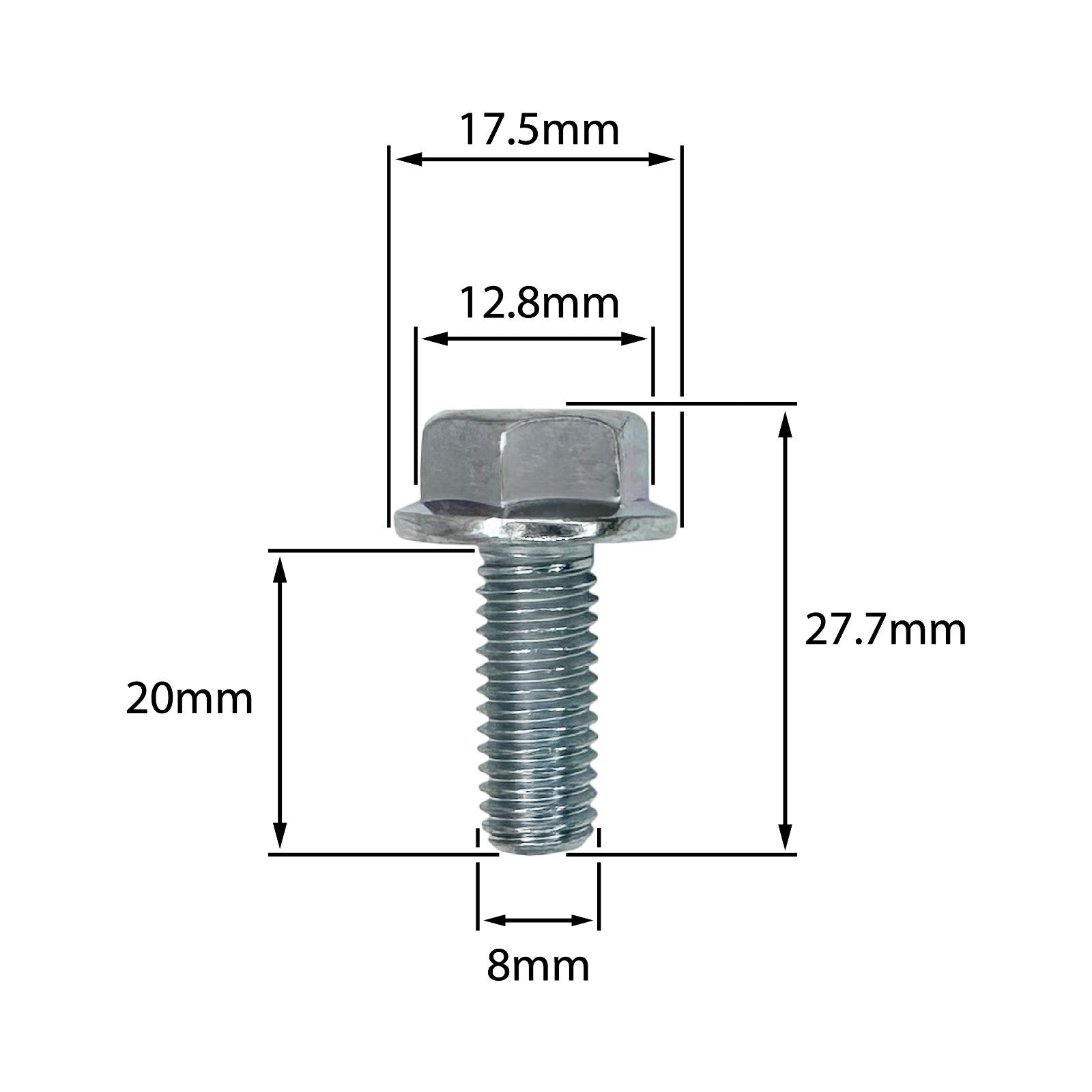 14 Metric Differential Cover Bolts M8 1 25x20mm for Chevrolet GMC 10 14 Bolt