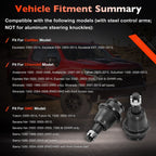 Front Lower Ball Joints for Chevy GMC Silverado Sierra Cadillac Escalade 2 Pack