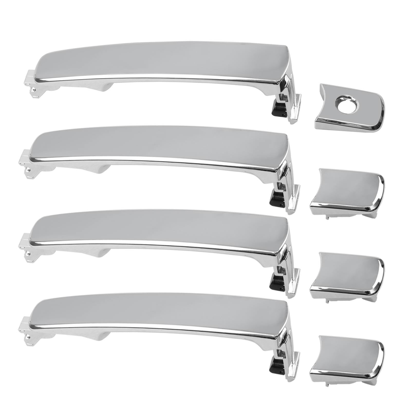 4 Exterior Door Handles Front Rear for 03-15 Nissan Rogue Infiniti FX35