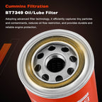 BT7349 Diesel Oil Fuel Filter for Dodge Ram 2500 3500 Cummins 5.9L 6.7L 8.3L 6X