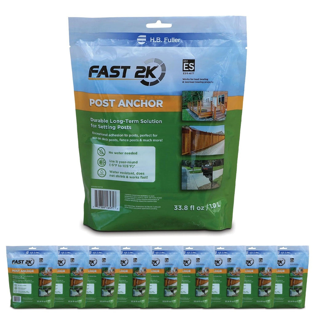 Fast 2K Post Anchor Mix Expanding Foam Concrete Alternative for Post Install 10