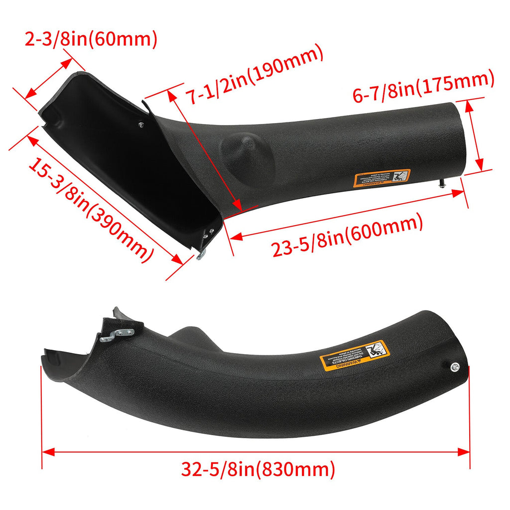 Lower Discharge Chute for John Deere 102 105 115 125 135 X110 X120 X125 GY20423