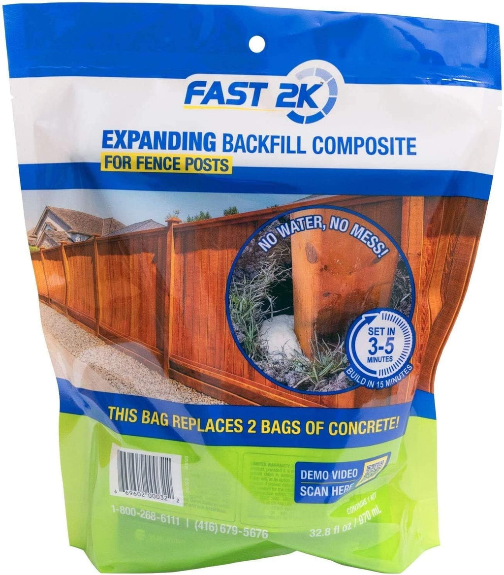 Fast 2K Fence Post Mix Concrete Alternative for Fence Mail Post Installs 4 Pack