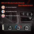 599217 HVAC Climate Control Module Panel for Chevrolet Express GMC Savana 96 20