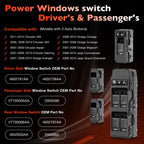 Power Window Door Control Switch for Jeep Chrysler Dodge 200 300 Charger 06to14