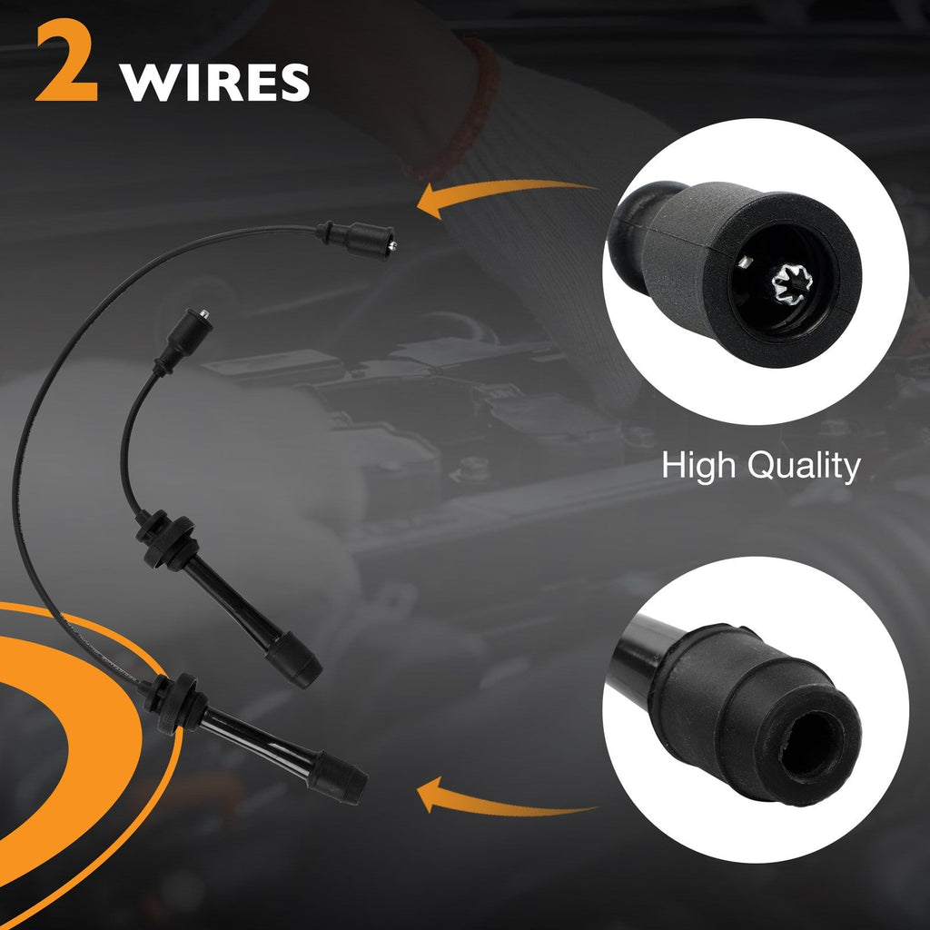 UF407 Ignition Coil Pack Spark Plug Wire Set for Mazda Protege 2.0L 01 05 2 Pack
