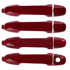 Exterior Door Handles Front Rear Kit for Toyota Camry 2012 2017 Red 4 Piece