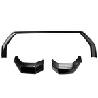 3PCS Glossy Black Front Grille Trim Molding Set For Toyota Tundra 2022 2023 2024