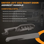 Passenger Armrest Handle For Chevy Suburban Avalanche GMC Cadillac 99 To 06