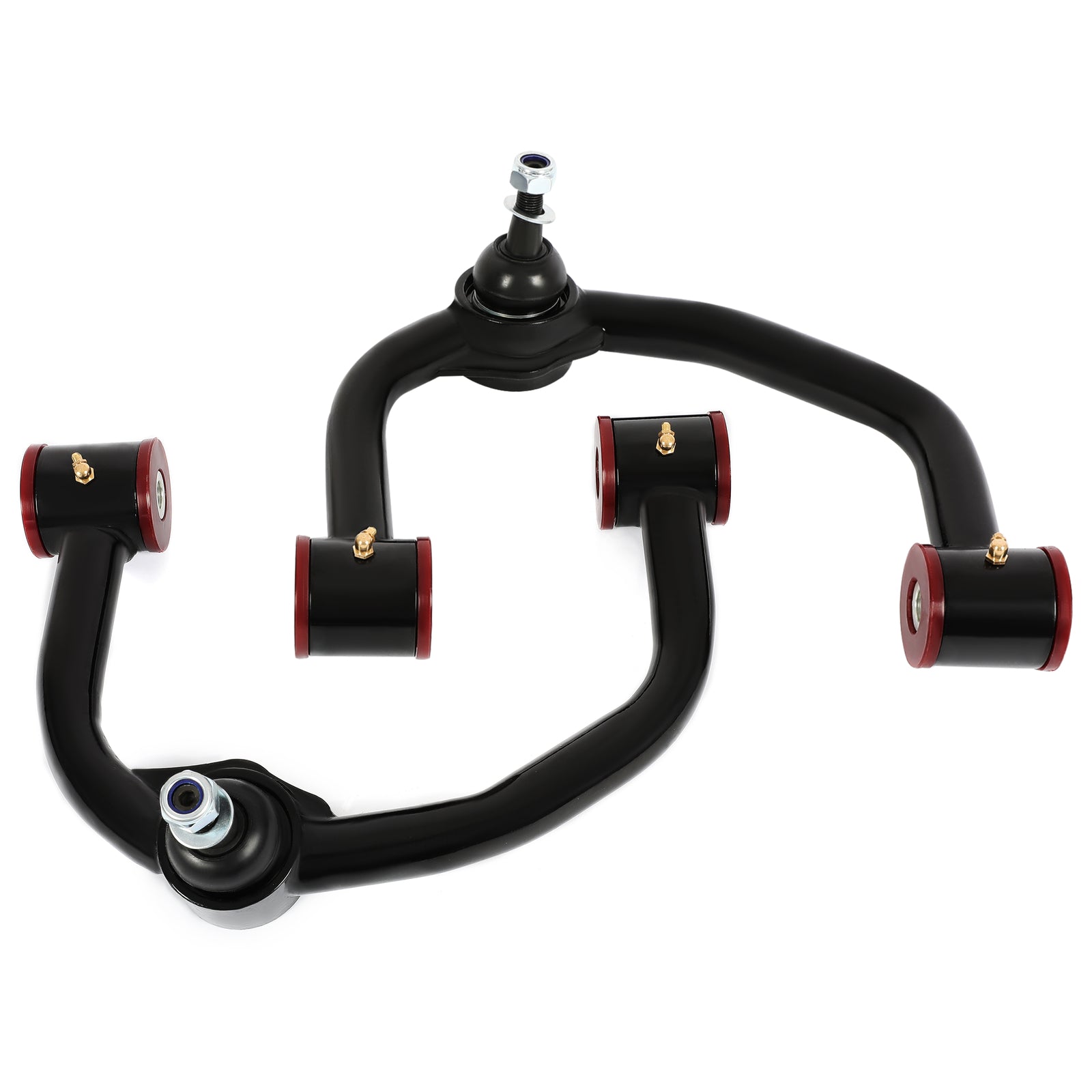 Front Upper Control Arms for Ford F150 2004-2022 Powder Coated LH RH 0-4 Inch Lift
