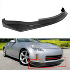 NS Style Pu Front Bumper Lip Spoiler Chin For 350z Z33 2006 2009 Unpainted
