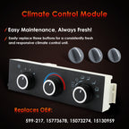 599217 HVAC Climate Control Module Panel for Chevrolet Express GMC Savana 96 20