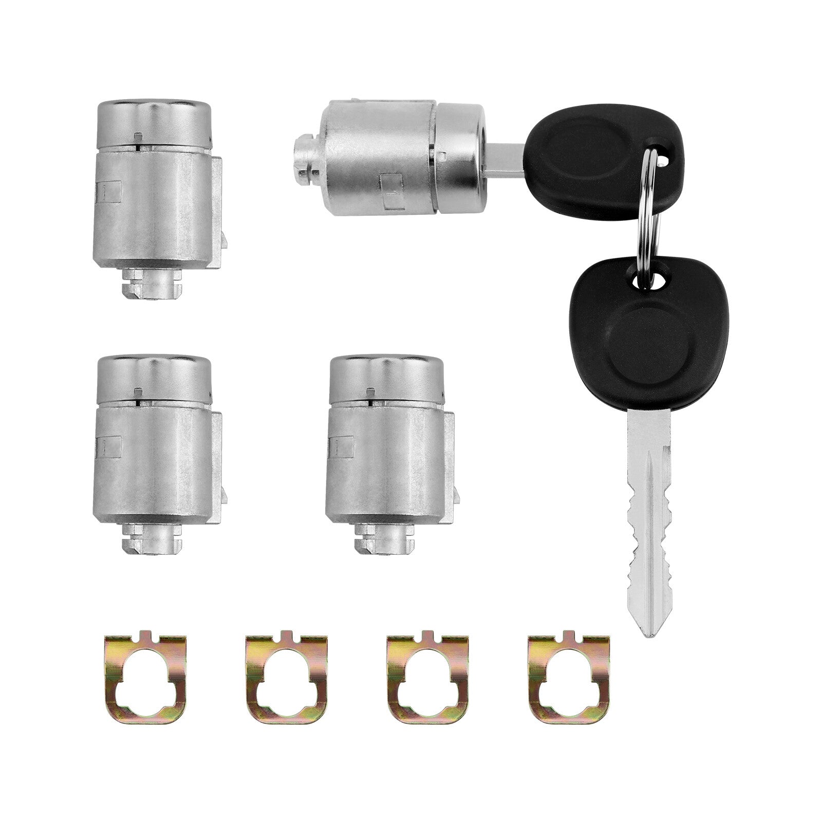 Door Lock Cylinders With Keys For Chevy GMC Express Savana 1500 2500 3500 01 10