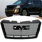 Gloss Black Front Bumper Upper Grille For GMC Terrain Denali 2010-2015