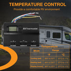 83303862 RV Digital Thermostat for Coleman Mach Air Conditioners 8330 337 Black