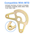 71705225 Mower Steering Gear Segment For MTD Cub Cadet XT1 GT LT XT2 S LX 16in