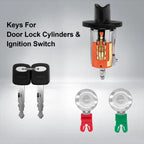 Door Lock Cylinders Ignition Switch Keys For Ford E150 E250 E350 1996 2008