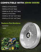 AUC10172 Deck Flat Idler Pulley for John Deere Z335E Z525E Z535M Z535R ZTrak 2X